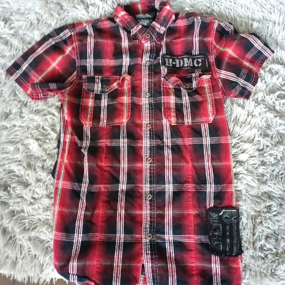 Harley-Davidson Other - Harley Davidson plaid shirt small